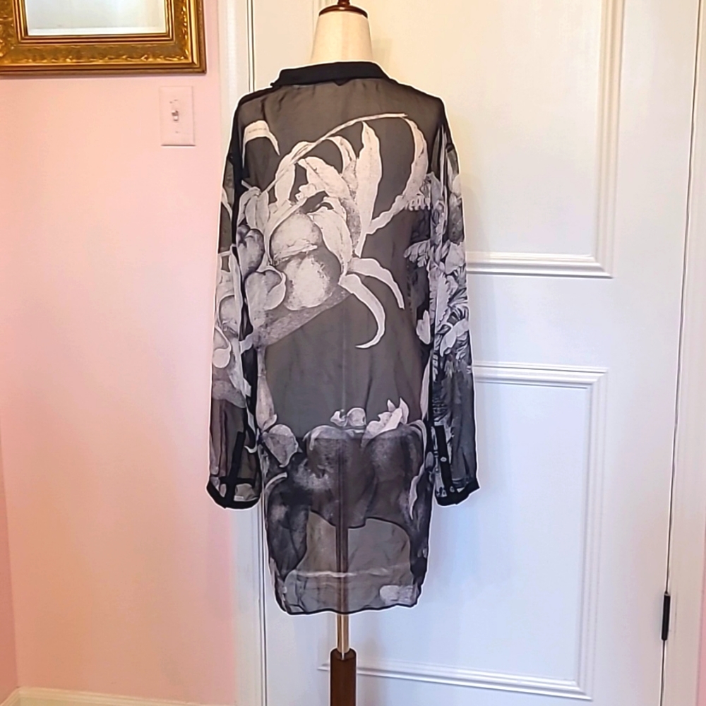 GIAMBATTISTA VALLI silk tunic blouse - Picture 2 of 8